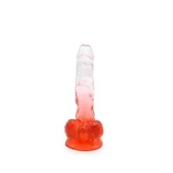 Kiotos Cox Color - Gekleurde Dildo 03 - 17,5 X 3,2 Cm - Transparant/Rood -Sex Toys winkel Kiotos Cox Color Gekleurde Dildo 03 175 x 32 cm TransparantRood 4