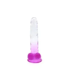 Kiotos Cox Color - Gekleurde Dildo 05 - 20 X 3,2 Cm - Transparant/Paars -Sex Toys winkel Kiotos Cox Color Gekleurde Dildo 05 20 x 32 cm TransparantPaars 4