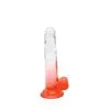 Kiotos Cox Color - Gekleurde Dildo 05 - 20 X 3,2 Cm - Transparant/Rood