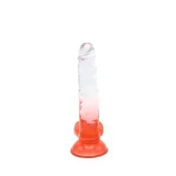 Kiotos Cox Color - Gekleurde Dildo 05 - 20 X 3,2 Cm - Transparant/Rood -Sex Toys winkel Kiotos Cox Color Gekleurde Dildo 05 20 x 32 cm TransparantRood 5