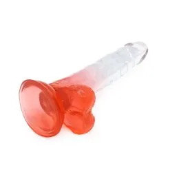 Kiotos Cox Color - Gekleurde Dildo 05 - 20 X 3,2 Cm - Transparant/Rood -Sex Toys winkel Kiotos Cox Color Gekleurde Dildo 05 20 x 32 cm TransparantRood 7