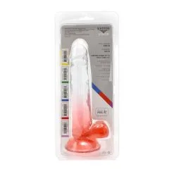 Kiotos Cox Color - Gekleurde Dildo 05 - 20 X 3,2 Cm - Transparant/Rood -Sex Toys winkel Kiotos Cox Color Gekleurde Dildo 05 20 x 32 cm TransparantRood 9