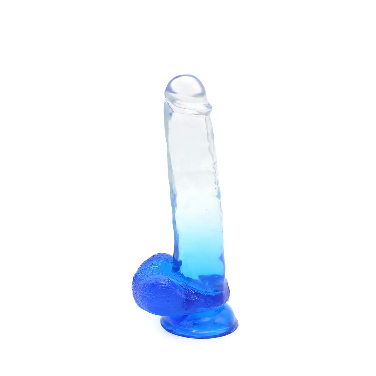 Kiotos Cox Color - Gekleurde Dildo 06 - 22,5 X 4,2 Cm -Transparant/Blauw 3 Kiotos Cox Color - Gekleurde Dildo 06 - 22,5 X 4,2 Cm -Transparant/Blauw - Afbeelding 3
