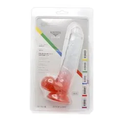 Kiotos Cox Color - Gekleurde Dildo 06 - 22,5 X 4,2 Cm - Transparant/Rood -Sex Toys winkel Kiotos Cox Color Gekleurde Dildo 06 225 x 42 cm TransparantRood 9