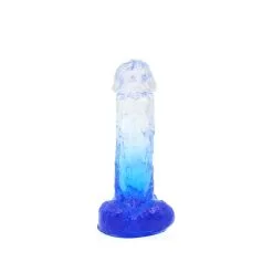 Kiotos Cox Color - Gekleurde Dildo 07 - 18 X 4 Cm - Transparant/Blauw -Sex Toys winkel Kiotos Cox Color Gekleurde Dildo 07 18 x 4 cm TransparantBlauw 4
