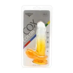 Kiotos Cox Color - Gekleurde Dildo 07 - 18 X 4 Cm - Transparant/Geel -Sex Toys winkel Kiotos Cox Color Gekleurde Dildo 07 18 x 4 cm TransparantGeel 8 464464c6 ff51 4d87 bb18 37e2a0a4bfee