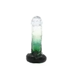 Kiotos Cox Color - Gekleurde Dildo 07 - 18 X 4 Cm - Transparant/Groen -Sex Toys winkel Kiotos Cox Color Gekleurde Dildo 07 18 x 4 cm TransparantGroen 4