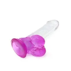 Kiotos Cox Color - Gekleurde Dildo 07 - 18 X 4 Cm - Transparant/Paars -Sex Toys winkel Kiotos Cox Color Gekleurde Dildo 07 18 x 4 cm TransparantPaars 7