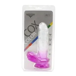 Kiotos Cox Color - Gekleurde Dildo 07 - 18 X 4 Cm - Transparant/Paars -Sex Toys winkel Kiotos Cox Color Gekleurde Dildo 07 18 x 4 cm TransparantPaars 8