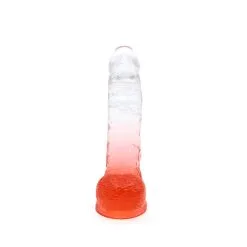 Kiotos Cox Color - Gekleurde Dildo 08 - 18,5 X 4 Cm - Transparant/Rood -Sex Toys winkel Kiotos Cox Color Gekleurde Dildo 08 185 x 4 cm TransparantRood 4