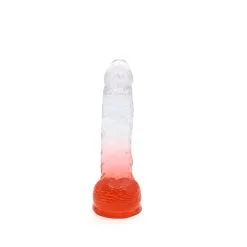 Kiotos Cox Color - Gekleurde Dildo 09 - 21,5 X 4,3 Cm - Transparant/Rood -Sex Toys winkel Kiotos Cox Color Gekleurde Dildo 09 215 x 43 cm TransparantRood 4