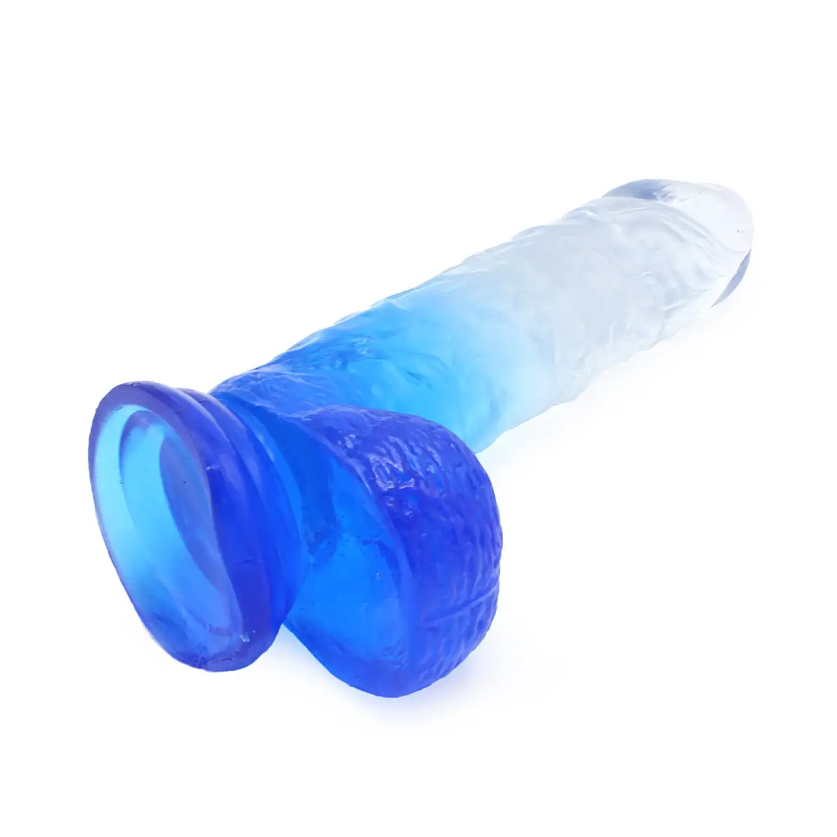 Kiotos Cox Color - Gekleurde Dildo 10 - 25 X 5,5 Cm - Transparant/Blauw 7 Kiotos Cox Color - Gekleurde Dildo 10 - 25 X 5,5 Cm - Transparant/Blauw - Afbeelding 7