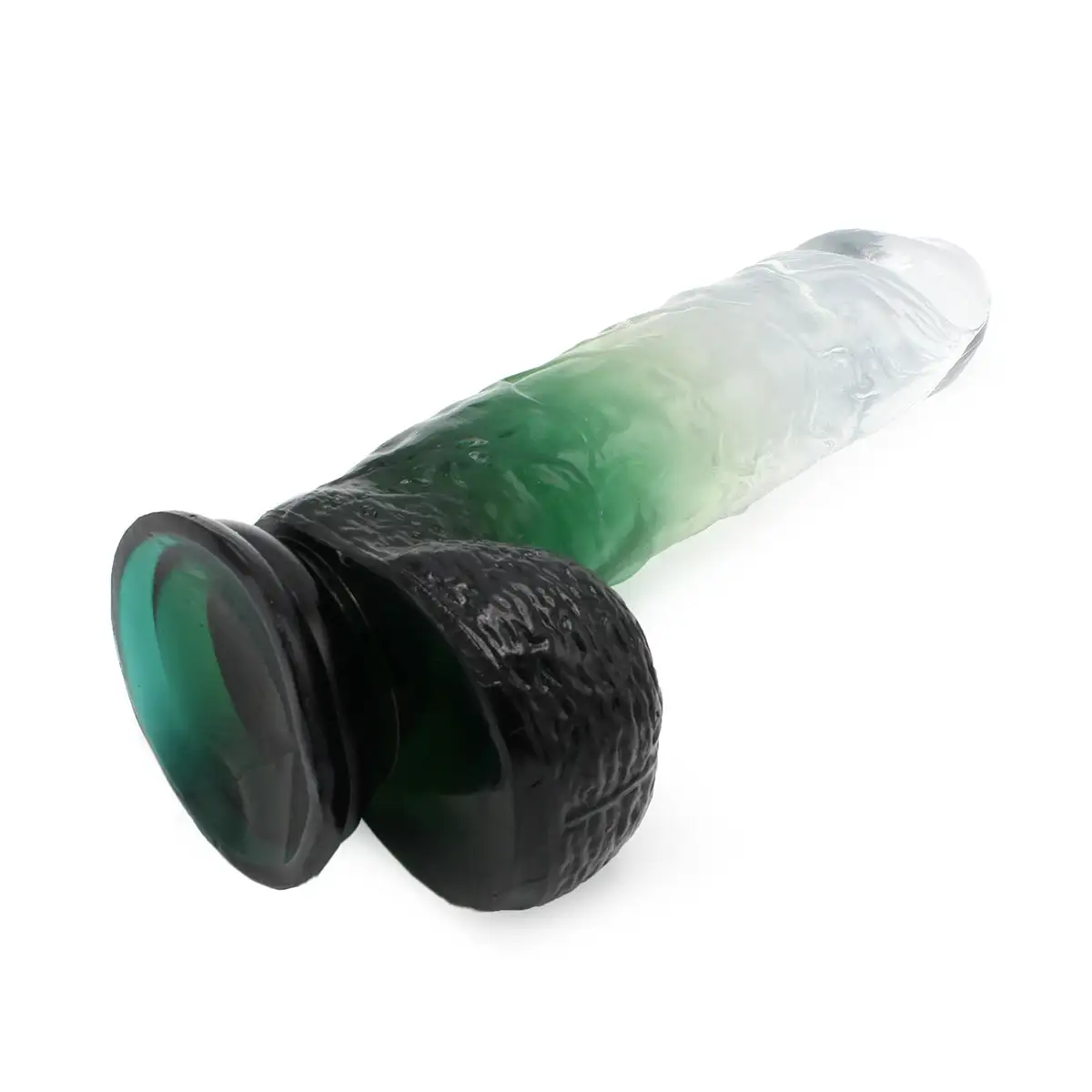 Kiotos Cox Color - Gekleurde Dildo 10 - 25 X 5,5 Cm - Transparant/Groen 7 Kiotos Cox Color - Gekleurde Dildo 10 - 25 X 5,5 Cm - Transparant/Groen - Afbeelding 7