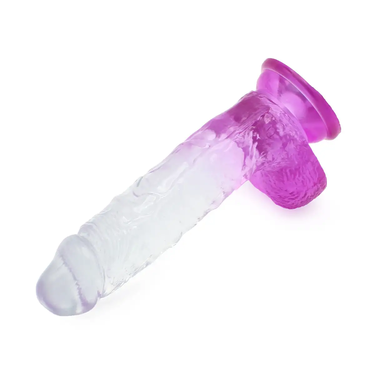 Kiotos Cox Color - Gekleurde Dildo 10 - 25 X 5,5 Cm - Transparant/Paars 6 Kiotos Cox Color - Gekleurde Dildo 10 - 25 X 5,5 Cm - Transparant/Paars - Afbeelding 6