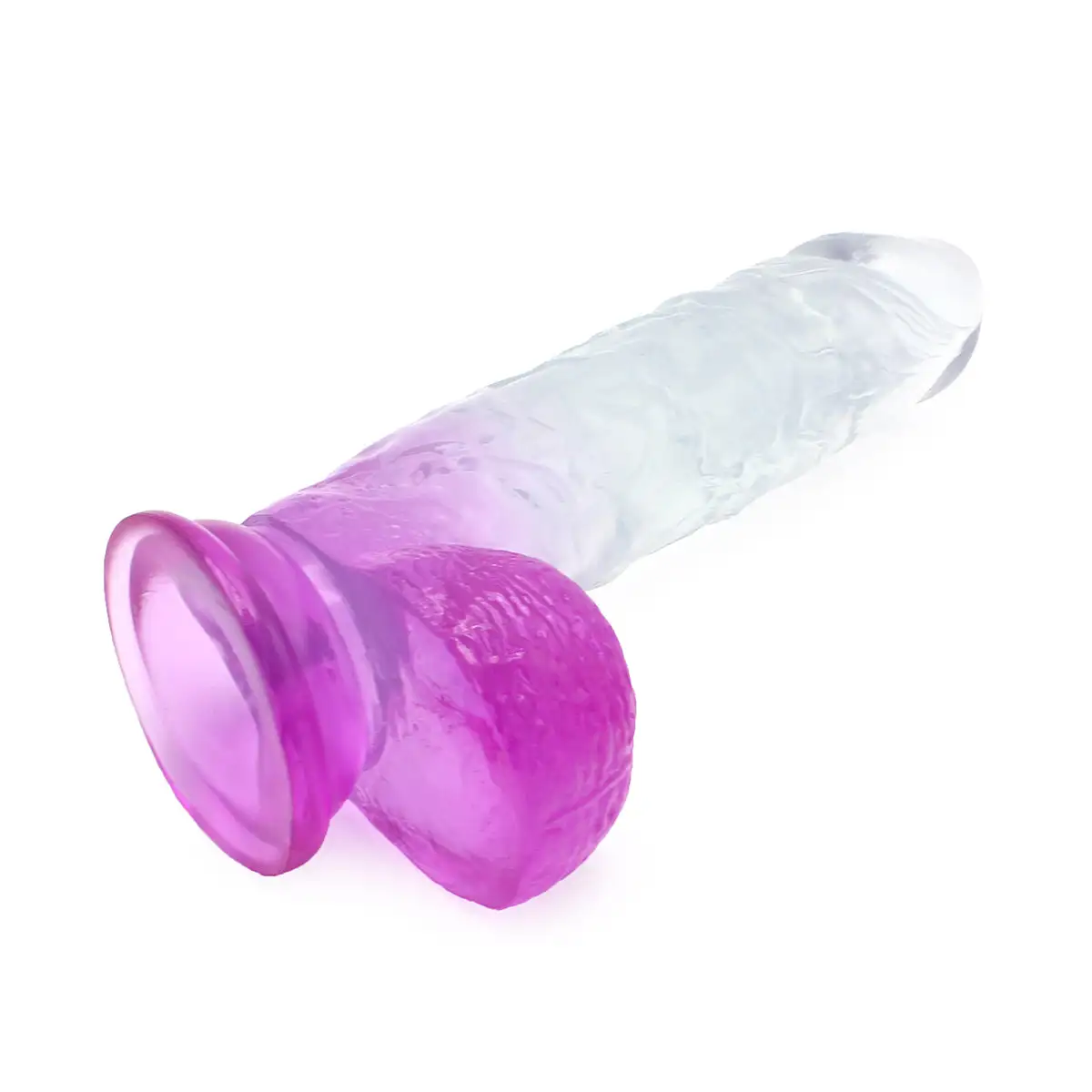 Kiotos Cox Color - Gekleurde Dildo 10 - 25 X 5,5 Cm - Transparant/Paars 7 Kiotos Cox Color - Gekleurde Dildo 10 - 25 X 5,5 Cm - Transparant/Paars - Afbeelding 7