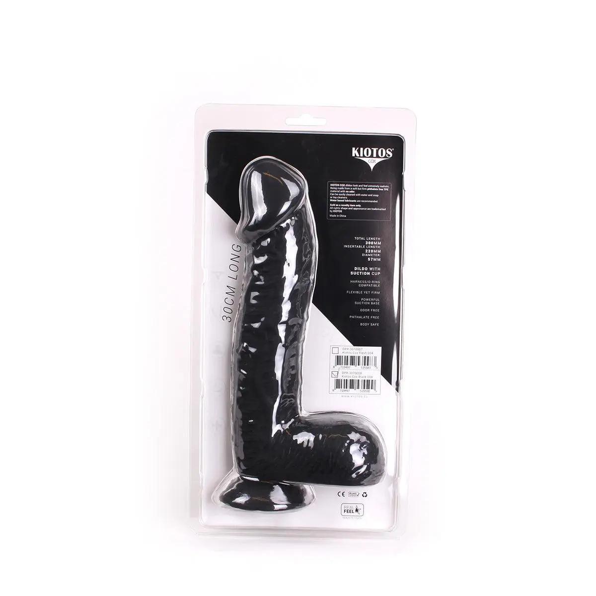 Kiotos Cox - Dildo 30 X 5,5 Cm - Zwart 3 Kiotos Cox - Dildo 30 X 5,5 Cm - Zwart - Afbeelding 3