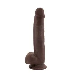 Kiotos Cox - Dildo Met Glijdende Huid 24 X 4.5 Cm - Bruin
