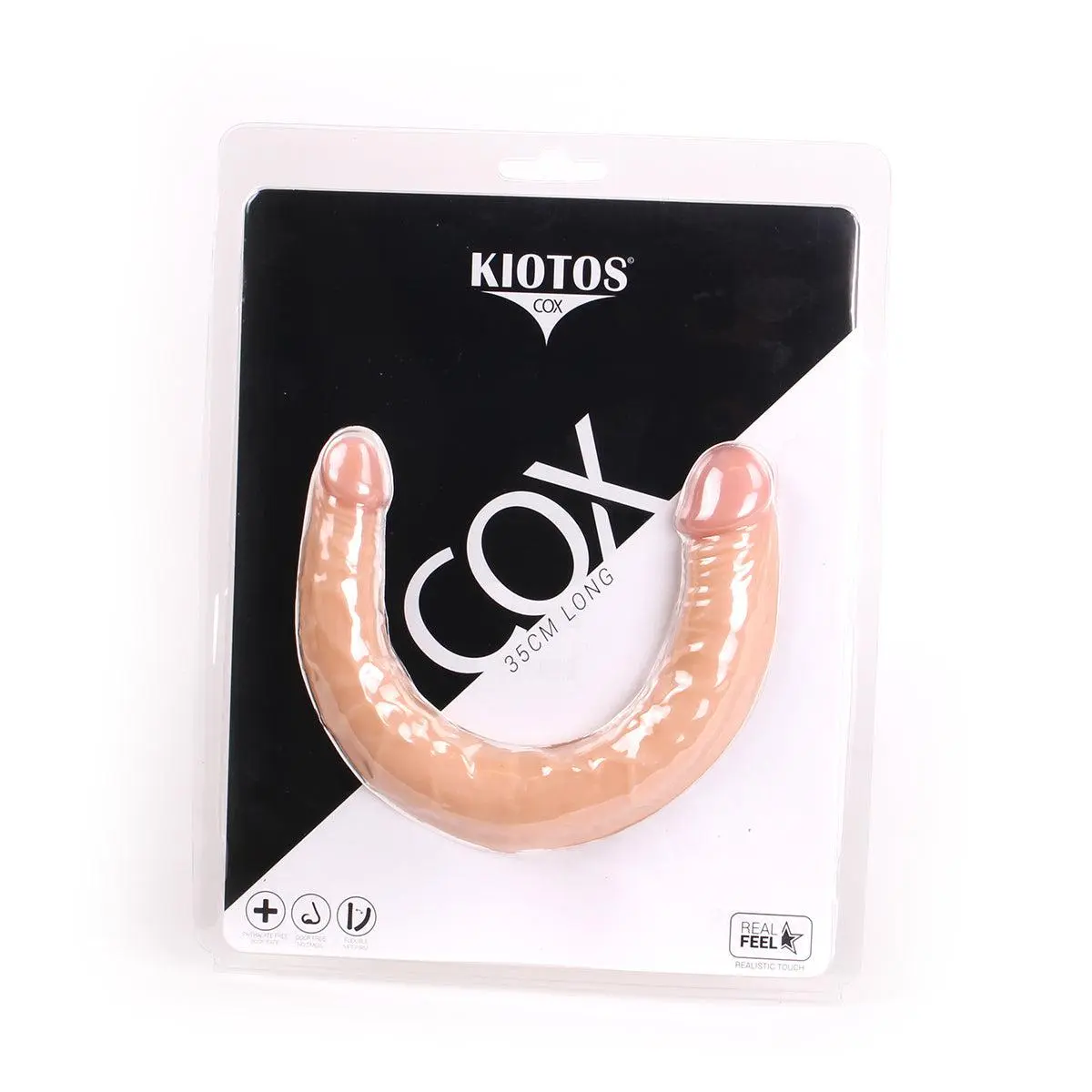 Kiotos Cox - Dubbele Dildo 30 Cm - Lichte Huidskleur 2 Kiotos Cox - Dubbele Dildo 30 Cm - Lichte Huidskleur - Afbeelding 2