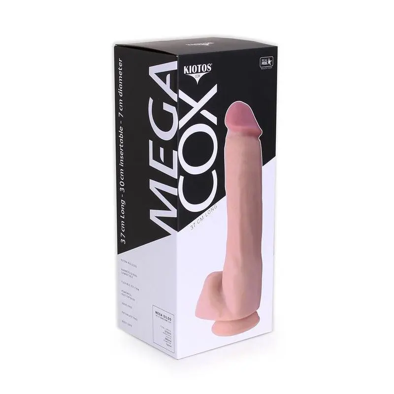 Kiotos Cox - Mega Dildo XXL 37 X 8 Cm - Lichte Huidskleur 10 Kiotos Cox - Mega Dildo XXL 37 X 8 Cm - Lichte Huidskleur - Afbeelding 10