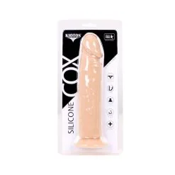 Kiotos Cox - Rechte Siliconen Dildo Met Zuignap 23 X 5 Cm - Lichte Huidskleur -Sex Toys winkel Kiotos Cox Rechte Siliconen Dildo met zuignap 23 x 5 cm lichte huidskleur 7