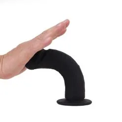 Kiotos Cox - Siliconen Dildo Met Zuignap 21 X 4,5 Cm - Zwart -Sex Toys winkel Kiotos Cox Siliconen Dildo met zuignap 21 x 45 cm zwart 3