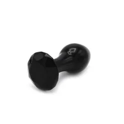 Kiotos Glass - Glazen Buttplug Crystal Gem - Zwart -Sex Toys winkel Kiotos Glass Glazen Buttplug Crystal Gem zwart 9