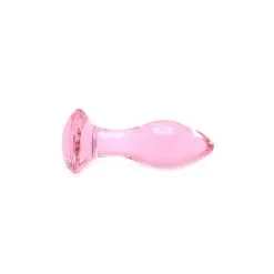 Kiotos Glass - Roze Buttplug Van Glas -Sex Toys winkel Kiotos Glass Roze Buttplug van Glas 8