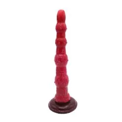 Kiotos Monstar - Anaal Dildo Beast No. 45 - 37.5 X 5.7 Cm - Roze/Rood/Zwart