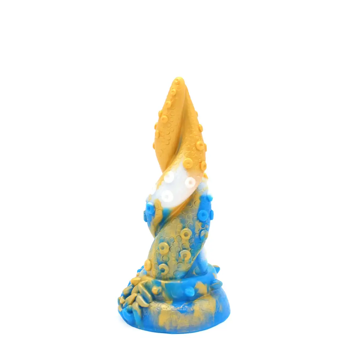 Kiotos Monstar - Dildo Beast 18 - Goud/Blauw/Wit 4 Kiotos Monstar - Dildo Beast 18 - Goud/Blauw/Wit - Afbeelding 4