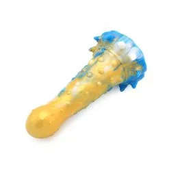 Kiotos Monstar - Dildo Beast 20 - Goud/Blauw/Wit -Sex Toys winkel Kiotos Monstar Dildo Beast 20 goudblauwwit 5