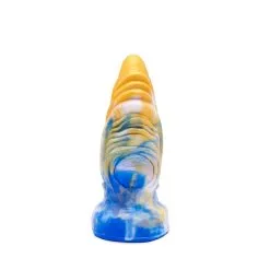 Kiotos Monstar - Dildo Beast 36 - 20 X 7 Cm - Goud/Blauw -Sex Toys winkel Kiotos Monstar Dildo Beast 36 20 x 7 cm goudblauw 4