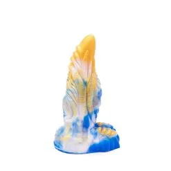 Kiotos Monstar - Dildo Beast 36 - 20 X 7 Cm - Goud/Blauw -Sex Toys winkel Kiotos Monstar Dildo Beast 36 20 x 7 cm goudblauw 5
