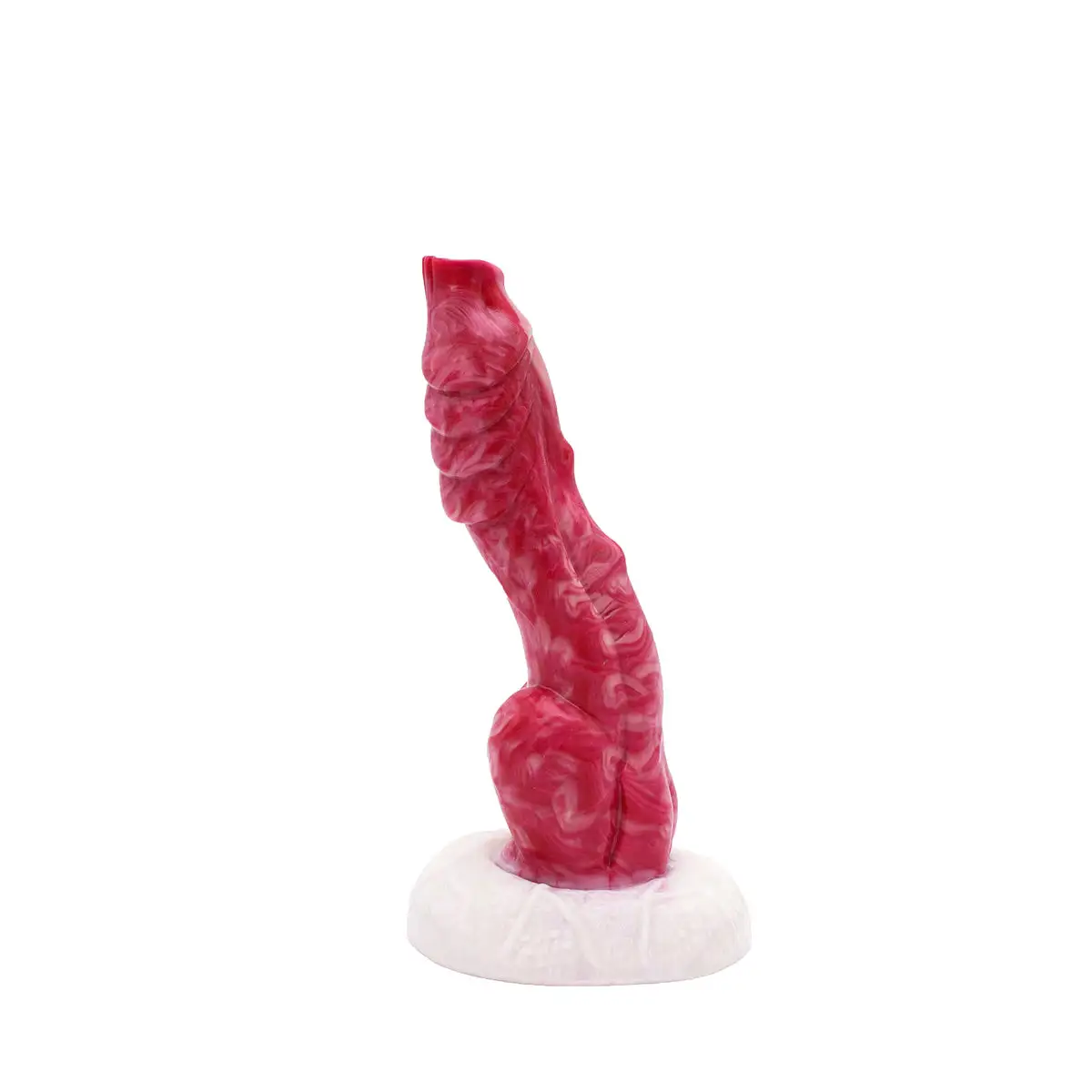 Kiotos Monstar - Dildo Beast No. 46 - 20.5 X 3.8 Cm - Roze/Rood/Wit 3 Kiotos Monstar - Dildo Beast No. 46 - 20.5 X 3.8 Cm - Roze/Rood/Wit - Afbeelding 3