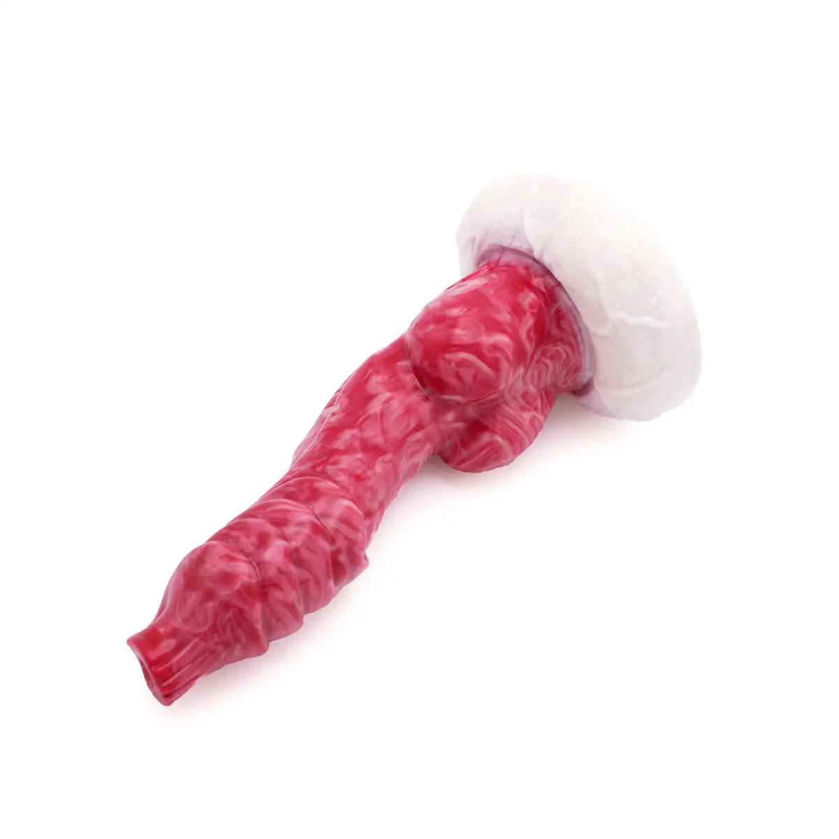 Kiotos Monstar - Dildo Beast No. 46 - 20.5 X 3.8 Cm - Roze/Rood/Wit 7 Kiotos Monstar - Dildo Beast No. 46 - 20.5 X 3.8 Cm - Roze/Rood/Wit - Afbeelding 7