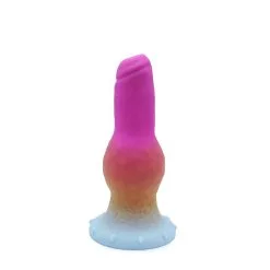 Kiotos Monstar - Dildo Beast No. 48 - Roze/Wit/Geel -Sex Toys winkel Kiotos Monstar Dildo Beast No 48 rozewitgeel 5