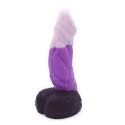 Kiotos Monstar - Dildo Beast No. 50 - Paars/Wit/Zwart