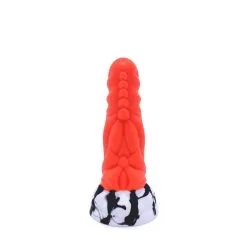 Kiotos Monstar - Dildo Beast No. 51 - Oranje/Wit/Zwart -Sex Toys winkel Kiotos Monstar Dildo Beast No 51 oranjewitzwart 5