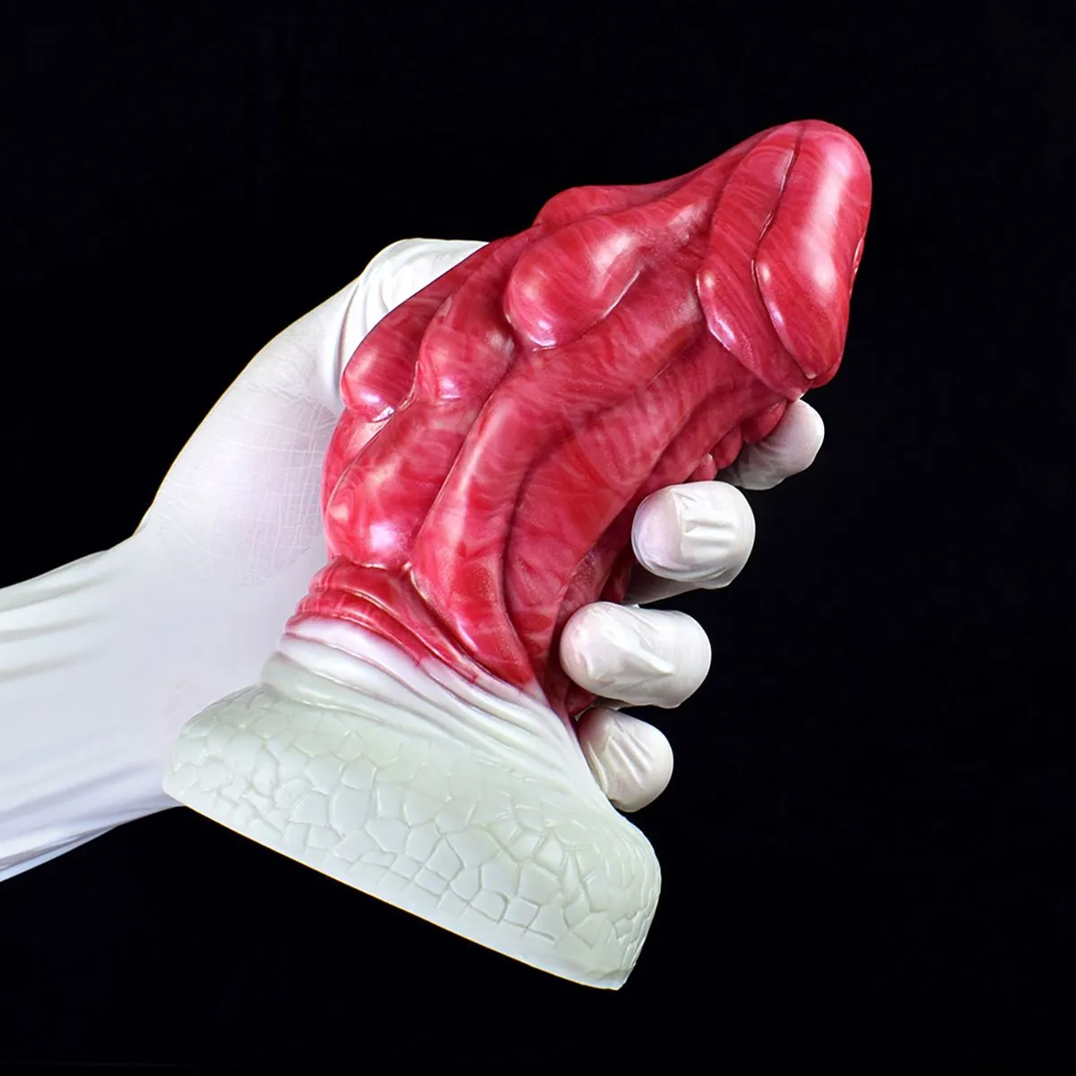 Kiotos Monstar Dildo Beast Nr. 78 Caraxes - Roze/Wit/Grijs 2 Kiotos Monstar Dildo Beast Nr. 78 Caraxes - Roze/Wit/Grijs - Afbeelding 2