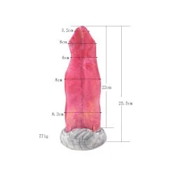 Kiotos Monstar Dildo Beast Nr. 79 Shrykos - Roze/Grijs/Wit -Sex Toys winkel Kiotos Monstar Dildo Beast Nr 79 Shrykos RozeGrijsWit 8