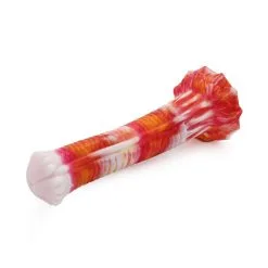 Kiotos Monstar - Dildo Beast Paardenlul - 27 X 5.5 Cm - Tie Dye Oranje/Wit/Rood -Sex Toys winkel Kiotos Monstar Dildo Beast Paardenlul 27 x 5 5 cm tie dye oranjewitrood 3