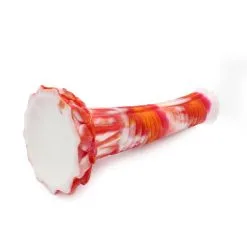 Kiotos Monstar - Dildo Beast Paardenlul - 27 X 5.5 Cm - Tie Dye Oranje/Wit/Rood -Sex Toys winkel Kiotos Monstar Dildo Beast Paardenlul 27 x 5 5 cm tie dye oranjewitrood 4