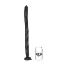 Kiotos Monstar - Ribbed Dildo BALBOA 48,5 X 3,2 Cm - Zwart