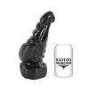 Kiotos Monstar - Ribbed Dildo REX 23 X 9,7 Cm - Zwart