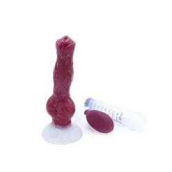 Kiotos Monstar - Squirting Dildo Beast No. 64 - 21 X 4 Cm - Rood/Wit