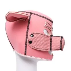 Kiotos - Neopreen Roze Varkentjes Masker/Hood -Sex Toys winkel Kiotos Neopreen Roze Varkentjes MaskerHood 5