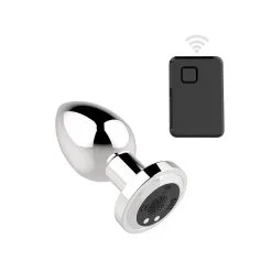 O-products Kiotos - RVS Vibrerende Buttplug Met Afstandsbediening