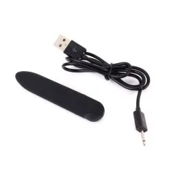 Kiotos Siliconen Sniper Bullet Vibrator - Zwart -Sex Toys winkel Kiotos Siliconen Sniper Bullet Vibrator zwart 3