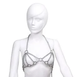 Kiotos Steel - BH-top Van Metalen Kettingen Met Ketting-slip -Sex Toys winkel Kiotos Steel BH top van metalen kettingen met ketting slip 4