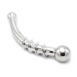 Kiotos Steel - Curve Steel Dildo Twisted - Gebogen Dildo - RVS -Sex Toys winkel Kiotos Steel Curve Steel Dildo Twisted Gebogen Dildo RVS 9