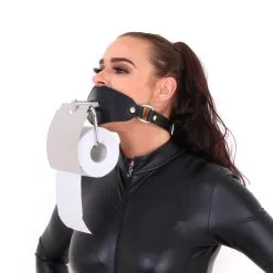 Kiotos Leather Kiotos Steel - Gag Met Toiletrol Houder 9 Kiotos Leather Kiotos Steel - Gag Met Toiletrol Houder -Sex Toys winkel Kiotos Steel Gag Met Toiletrol Houder 4